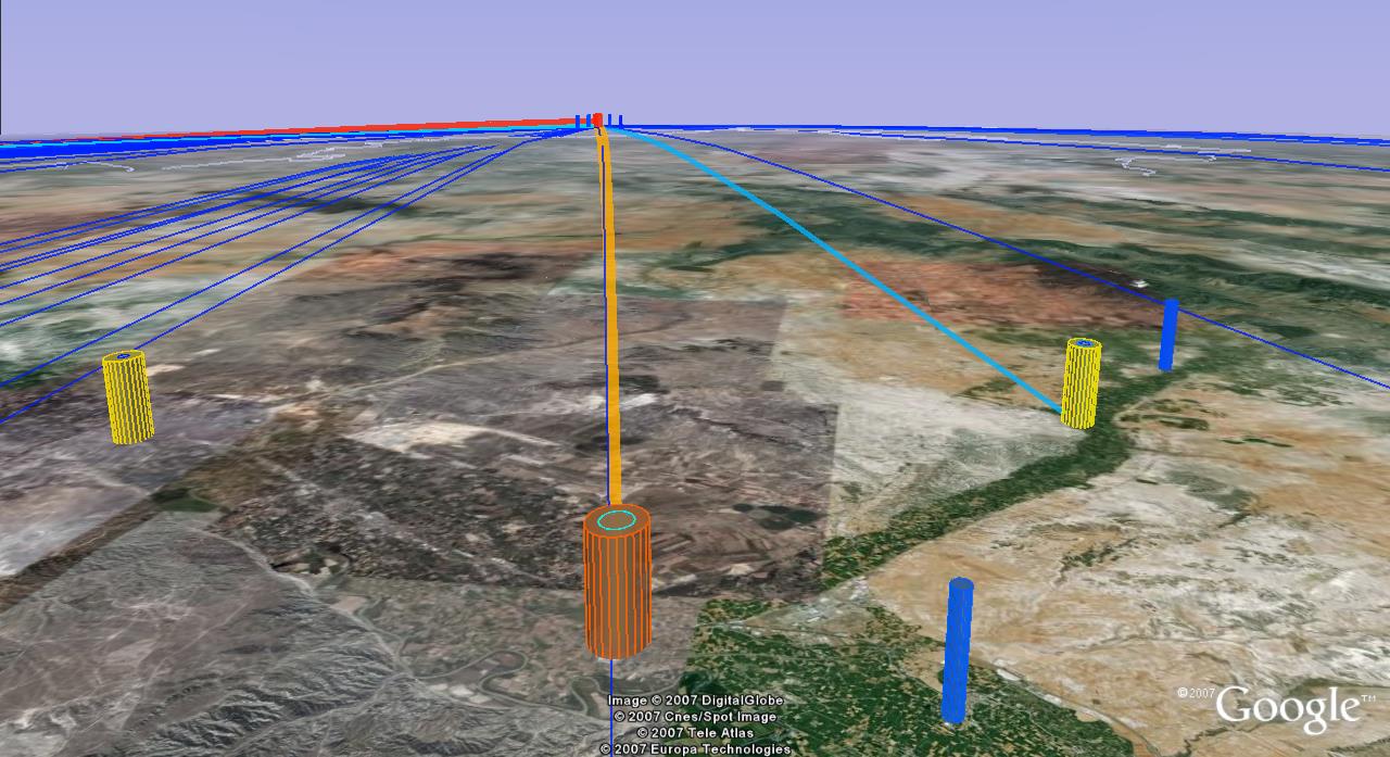 análisis de localizaciones logísticas con Google Earth