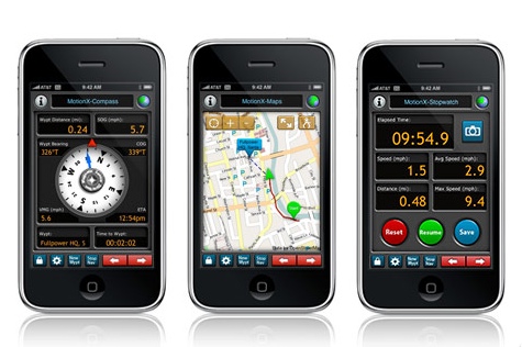 MotionX para el iPhone 3GS