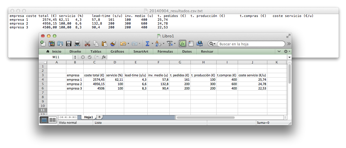 exportar datos desde implexa a Excel es muy sencillo