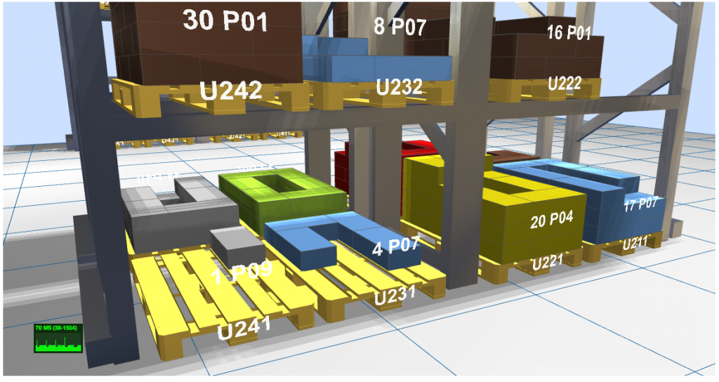 LLOG 3D muestra con máximo nivel de detalle el almacén virtual