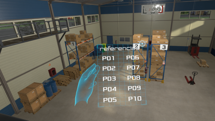 LLOG VR te permite localizar productos en el almacén mediante realidad aumentada