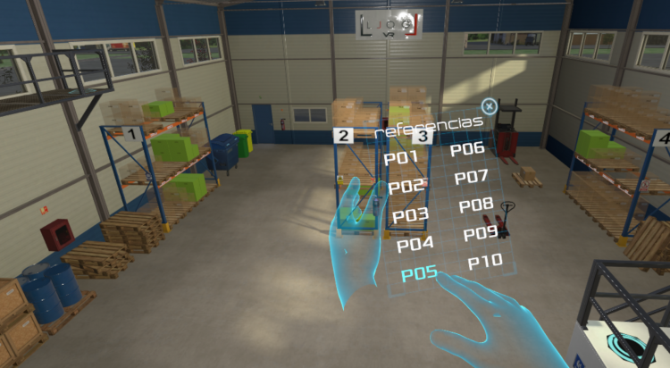 LLOG VR te permite localizar productos en el almacén mediante realidad aumentada