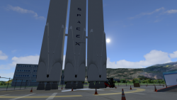 Falcon 9 y Falcon Heavy a escala real en realidad virtual