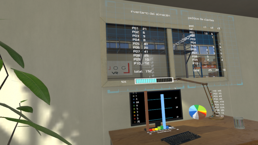 LLOG VR - cuadro de mando logístico en realidad aumentada