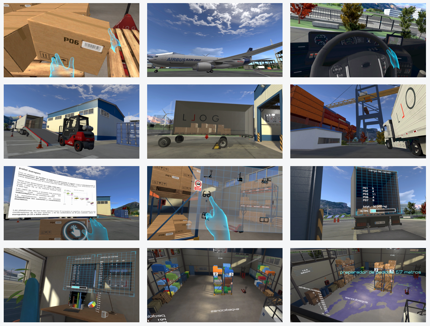 LLOG VR v.3.0 - simulador de logística en realidad virtual
