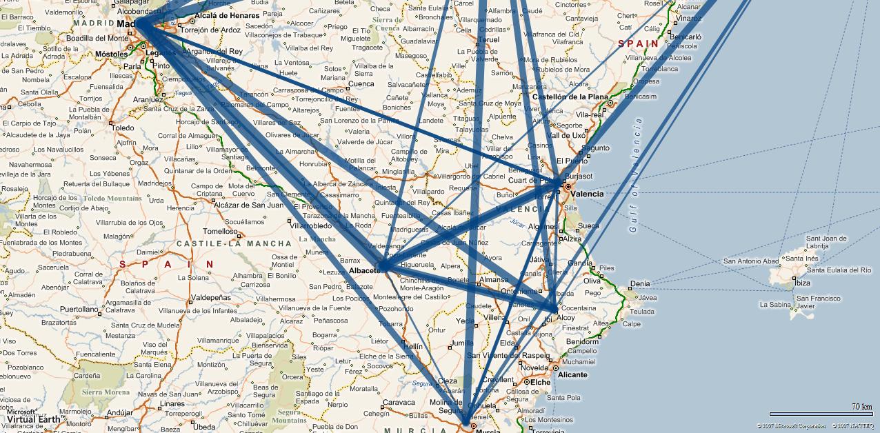 Personalizar trazado de flujos logísticos