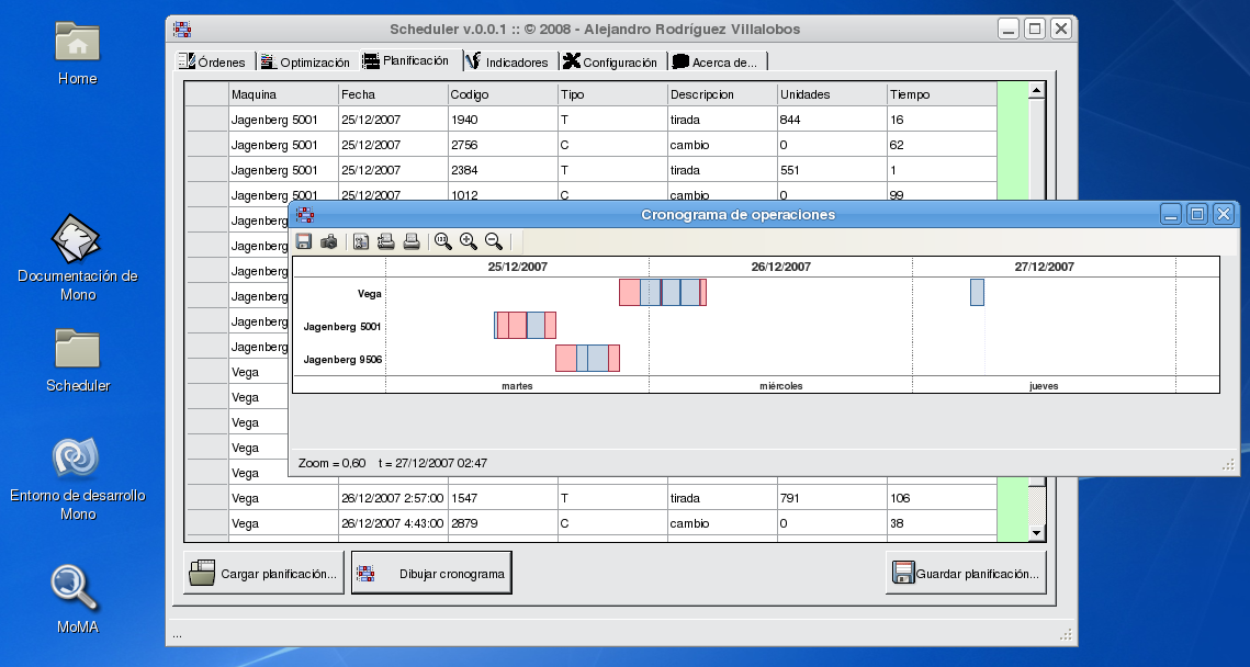 Scheduler en GNU/Linux (lotificación, asignación y secuenciación de actividades en múltiples máquinas)