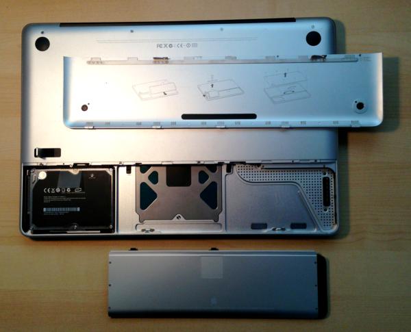 cambiando la batería