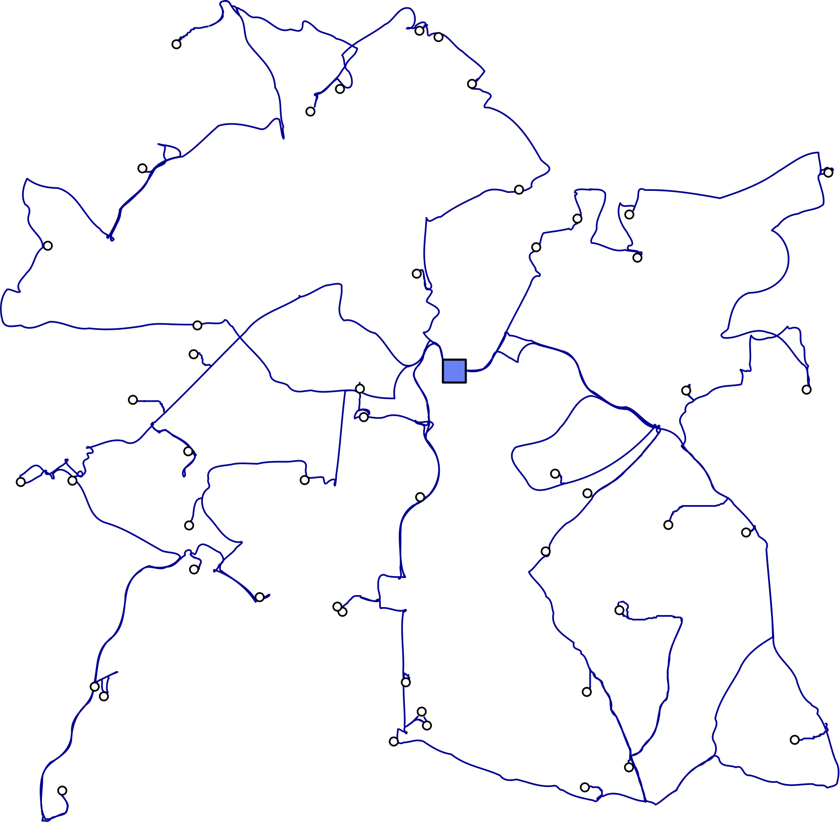 Instances ACVRP - depot