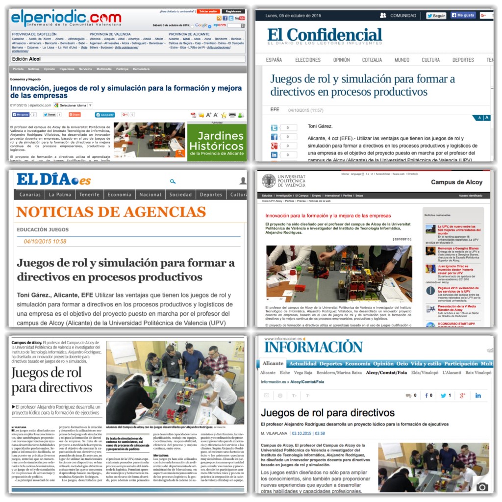 Juegos de rol y de simulación para la formación de directivos (noticia Mercadona)