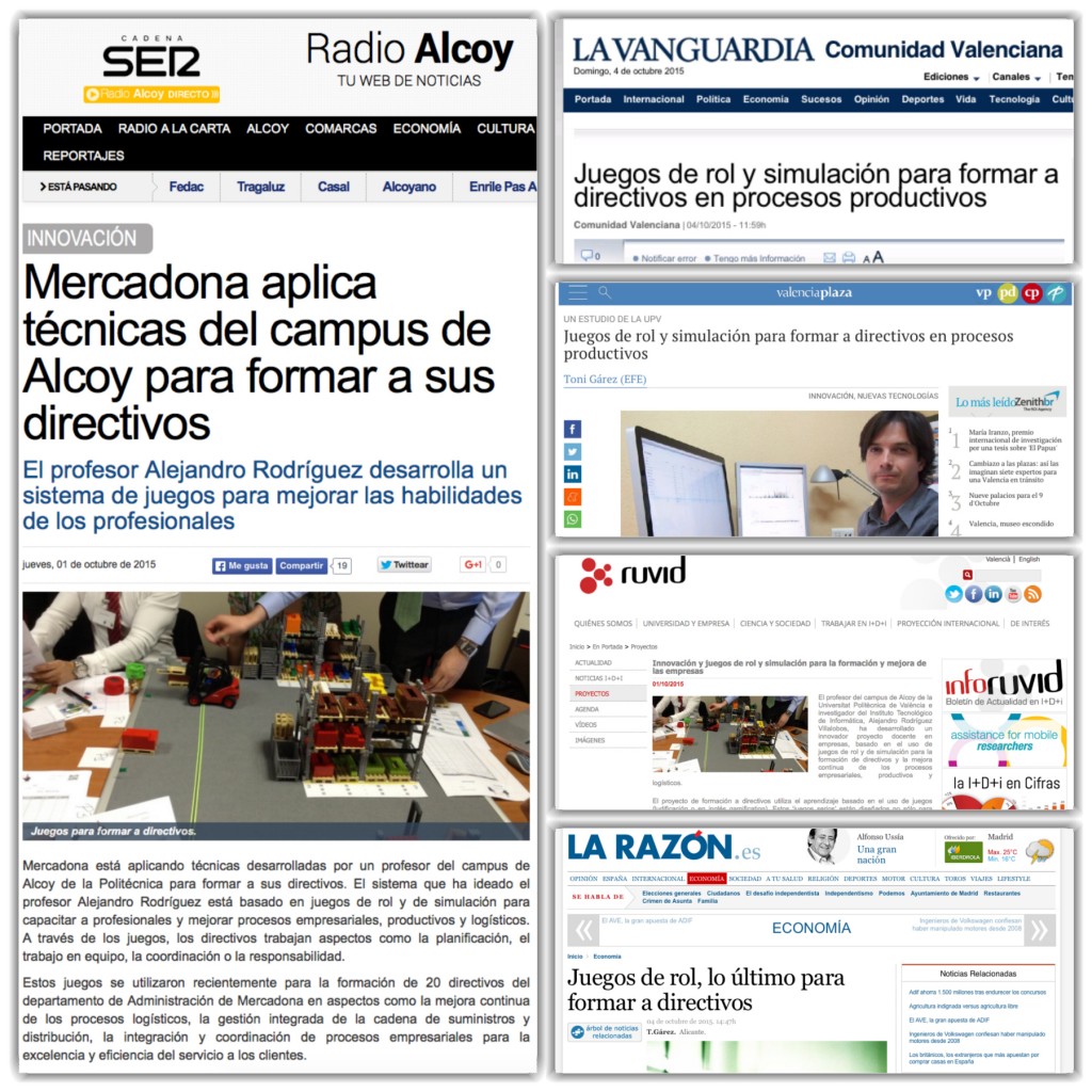 Juegos de rol y de simulación para la formación de directivos (noticia Mercadona)