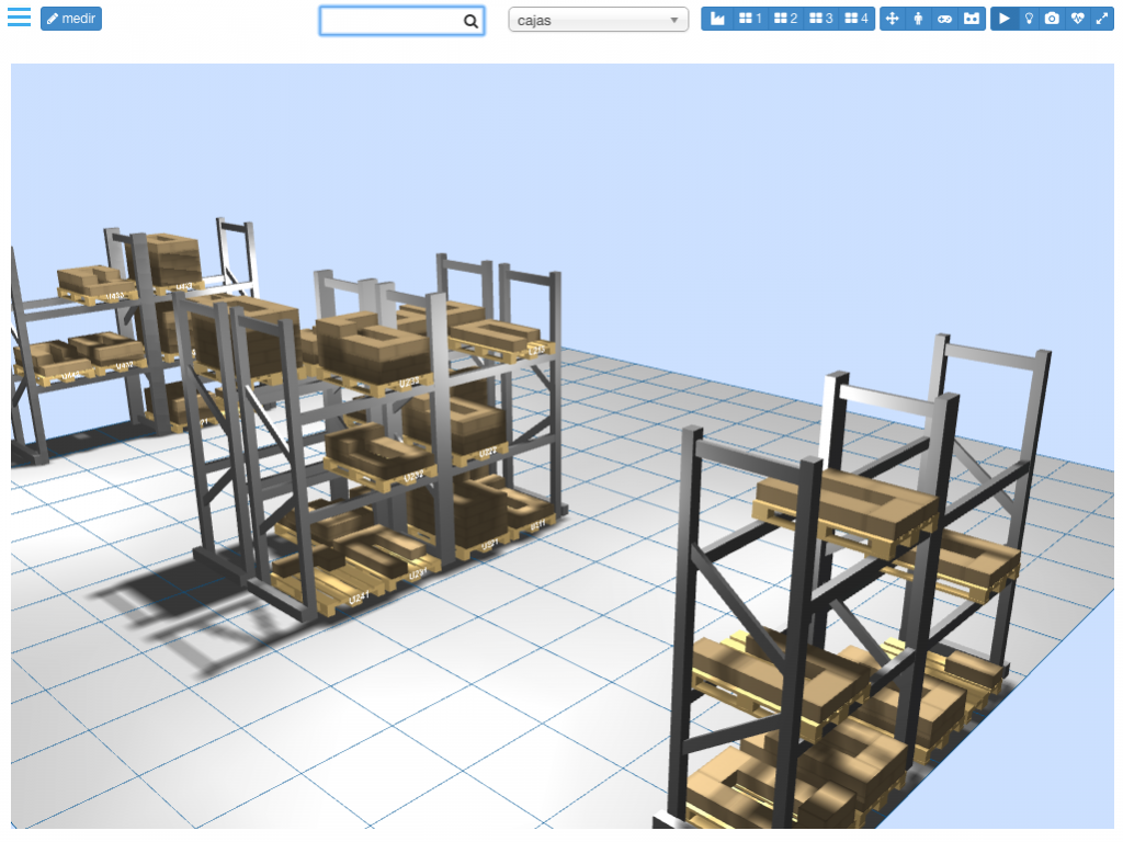 Un almacén convencional trasladado al mundo virtual