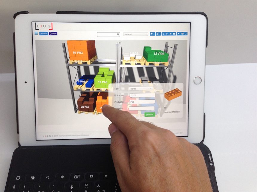 LLOG tele-presencia en el almacén y movimientos