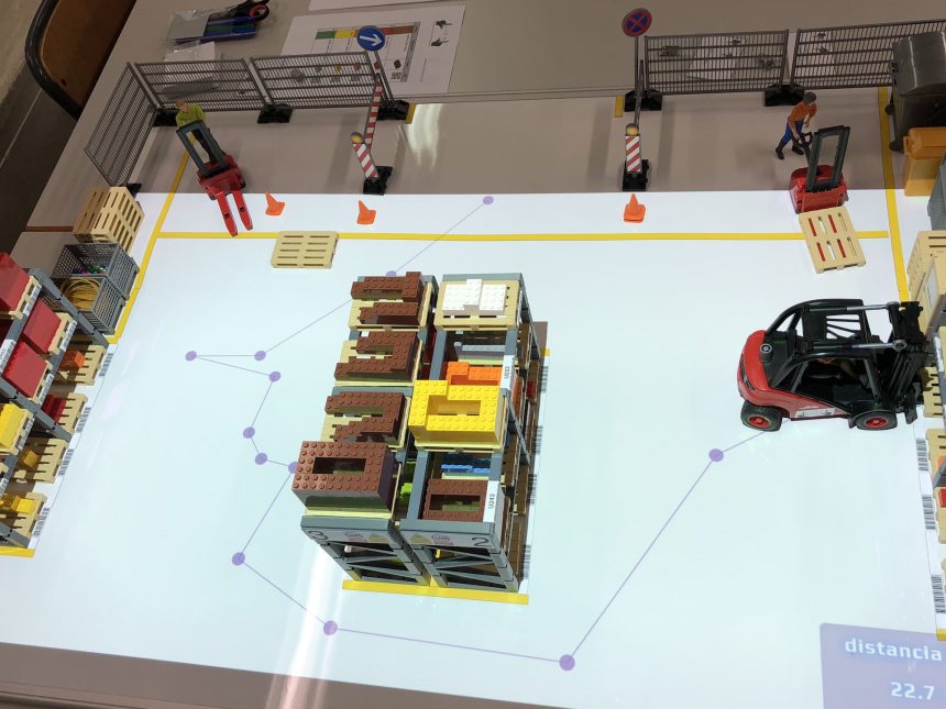 logística visual: cálculo de recorridos dentro del almacén