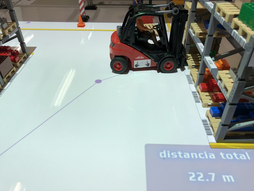 logística visual: cálculo de recorridos dentro del almacén