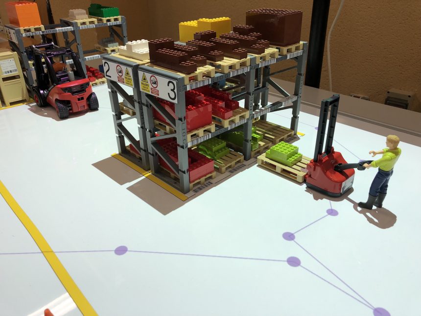 logística visual: cálculo de recorridos dentro del almacén