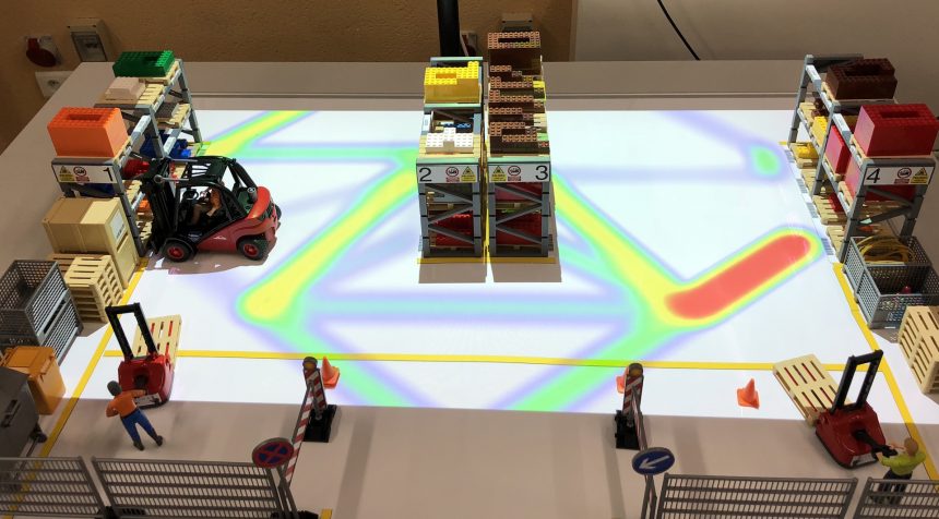 logística visual: analizando los recorridos y actividad del almacén en tiempo real