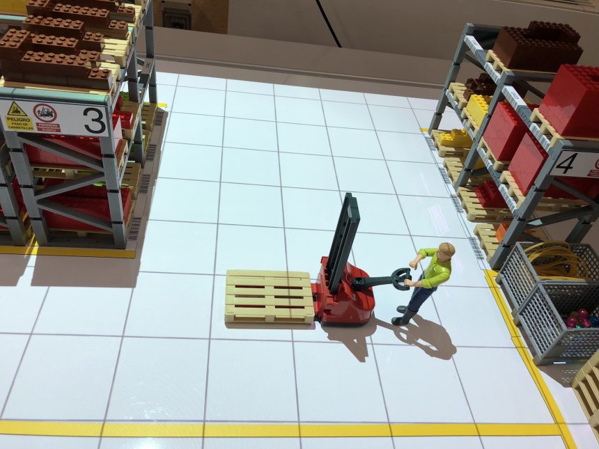 proyección a escala sobre LLOG