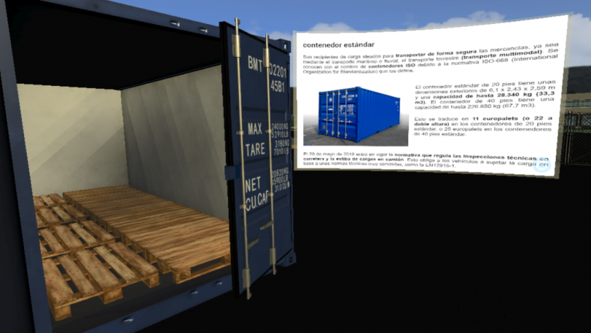 LLOG VR te permite aprender logística desde una perspectiva real.