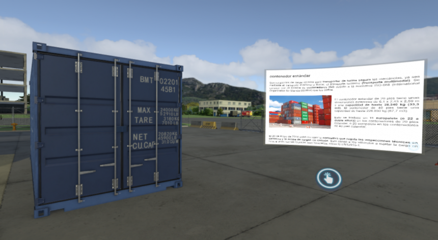 LLOG VR te permite aprender logística desde una perspectiva real.