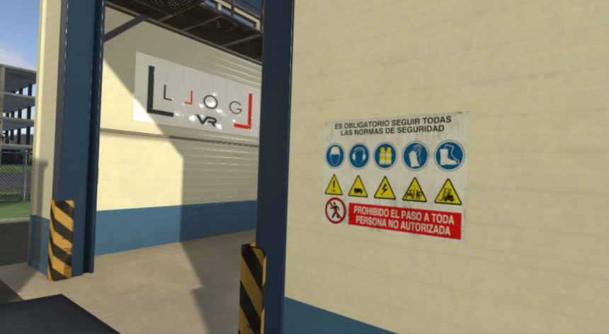 LLOG VR te permite aprender logística desde una perspectiva real.