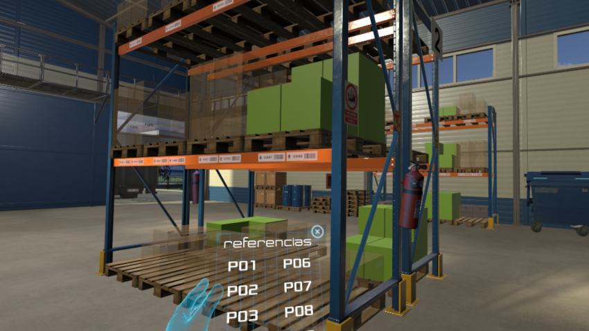LLOG VR te permite localizar productos en el almacén mediante realidad aumentada