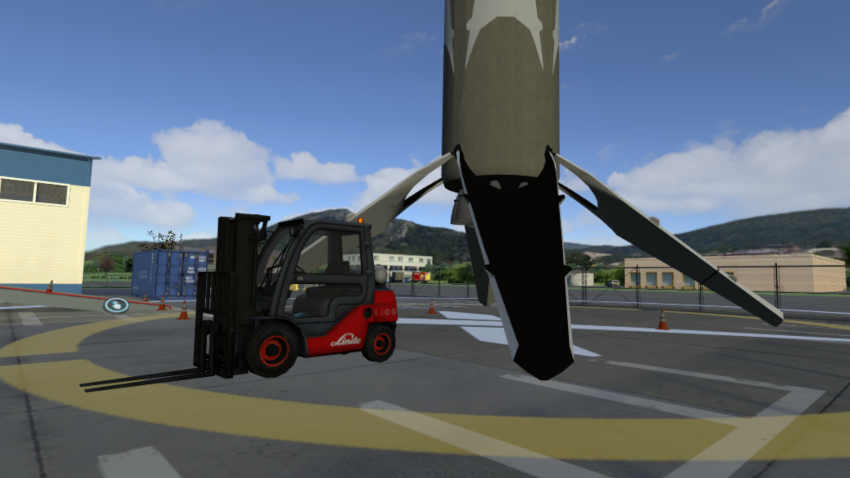 Falcon 9 y Falcon Heavy a escala real en realidad virtual