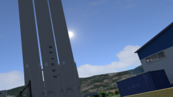 Falcon 9 y Falcon Heavy a escala real en realidad virtual